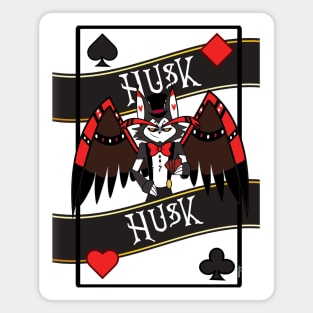 Husk - Poker Card Magnet